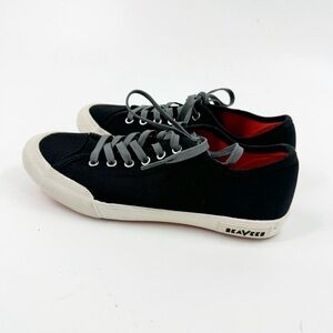 ✅ SEAVEES Army Issue Sneaker Original in Black SIZE 6